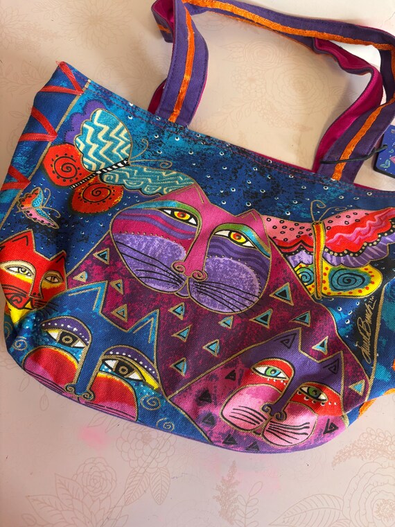 Laurel Burch hand bag, Laurel Burch Purse, Laurel… - image 2