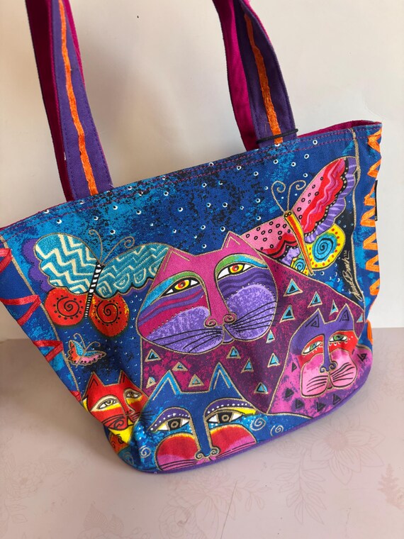 Laurel Burch hand bag, Laurel Burch Purse, Laurel… - image 3