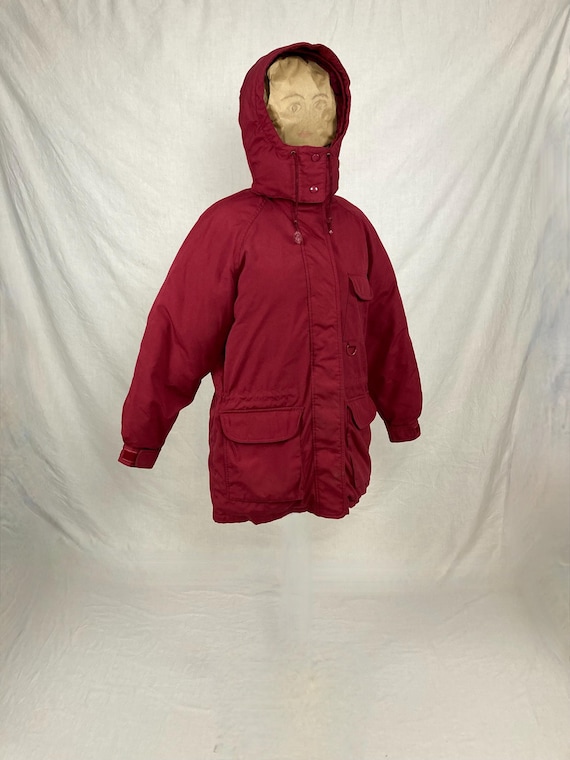 vintage 90s eddie bauer womens goose down parka pu