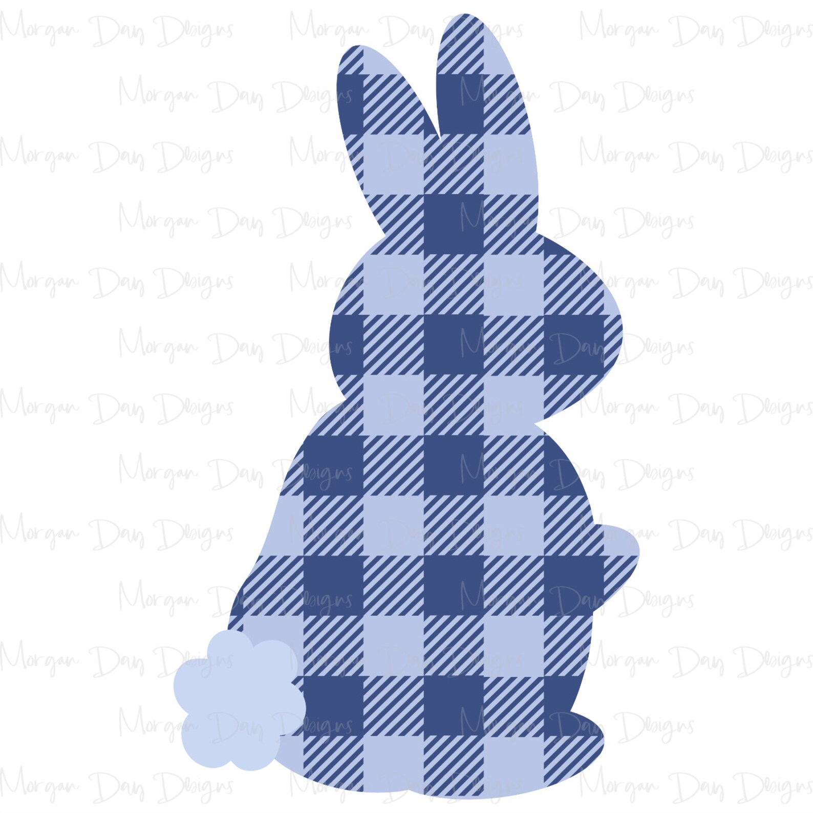 Plaid Bunny Svg Easter SVG Bunny SVG Easter Bunny SVG | Etsy