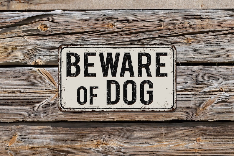 Plaques:beware of Dog Sign. STOP. Do Not Enter. - Etsy