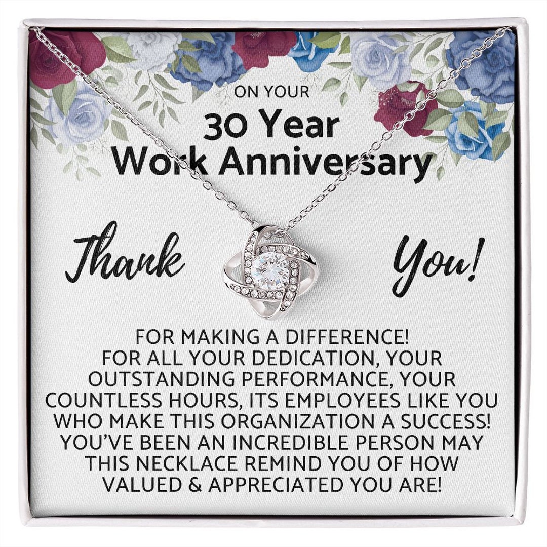 Buy Happy 30th Year Work Anniversary 30 Year Job Work Service ...