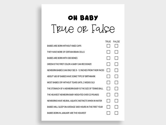 Kraft Baby Shower Game Printable Rustic Baby Shower Game