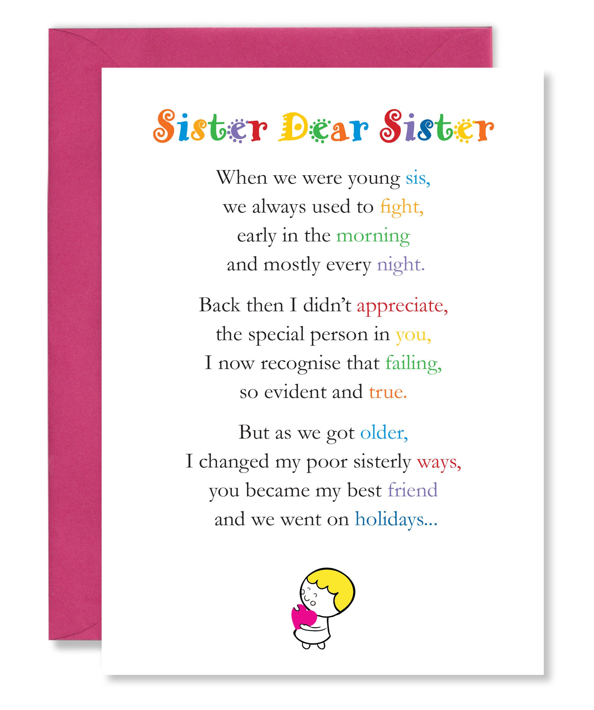 Happy Birthday Dear Sister Cards