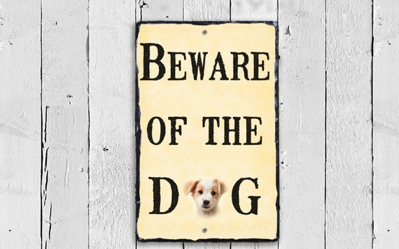 Beware of the Dog Sign Customized Beware of Dog Plaque Dog | Etsy