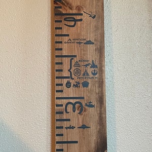 Disney Growth Chart Ruler With Ride Heights Disneyland Disney World no ...