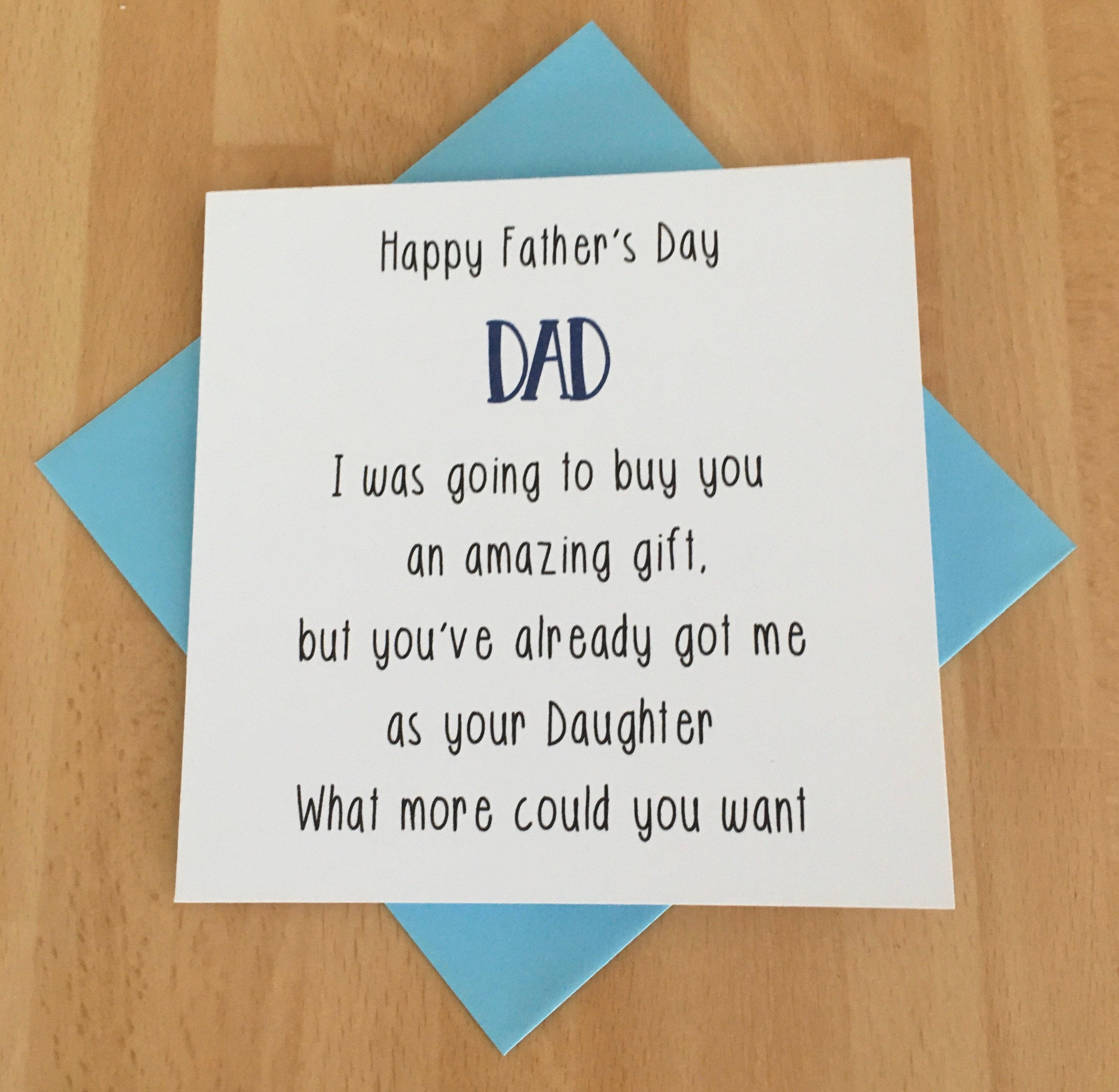 Funny Dad Fathers Day Card Witty Fathers Day Card Dad | Etsy