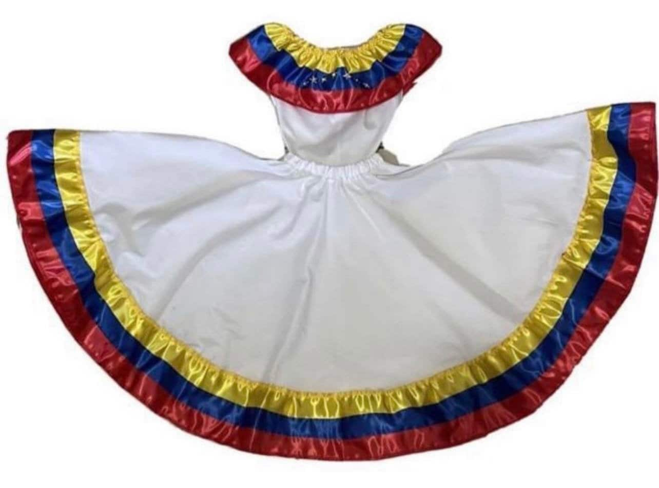 Typical Venezuelan Costume Traje Típico Venezolano For Girls Singapore ...