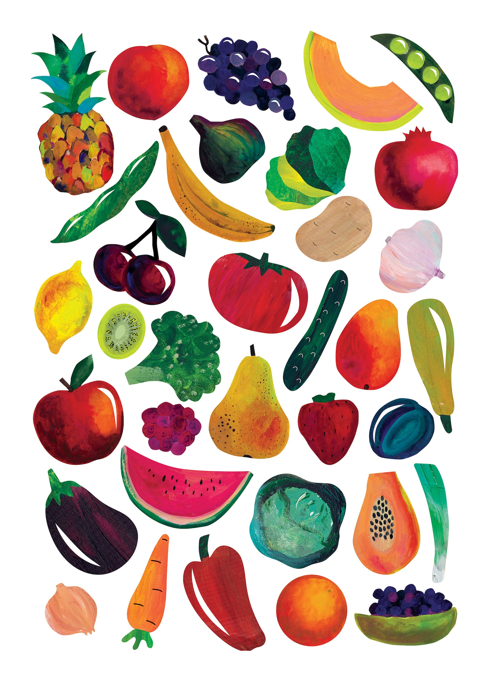 Printable Fruit And Vegetable Pictures