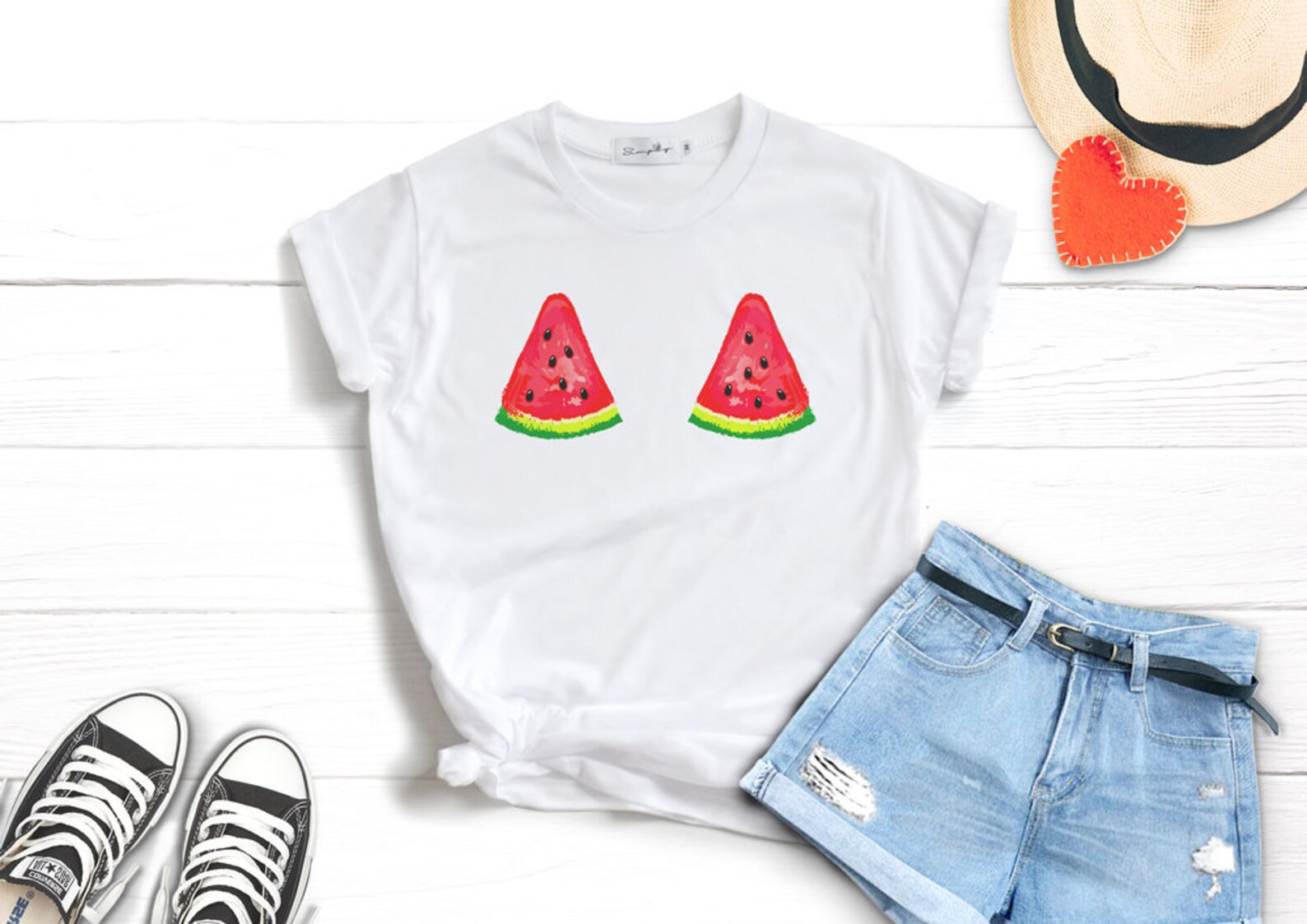 Watermelon Shirt Watermelon Boob Shirt Boob Boobs Shirt - Etsy