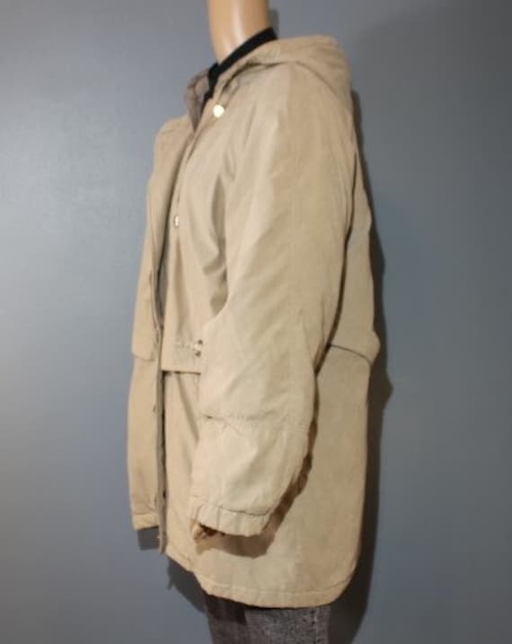 Vintage 1980s-1990s Fleet Street Beige Winter Jac… - image 3