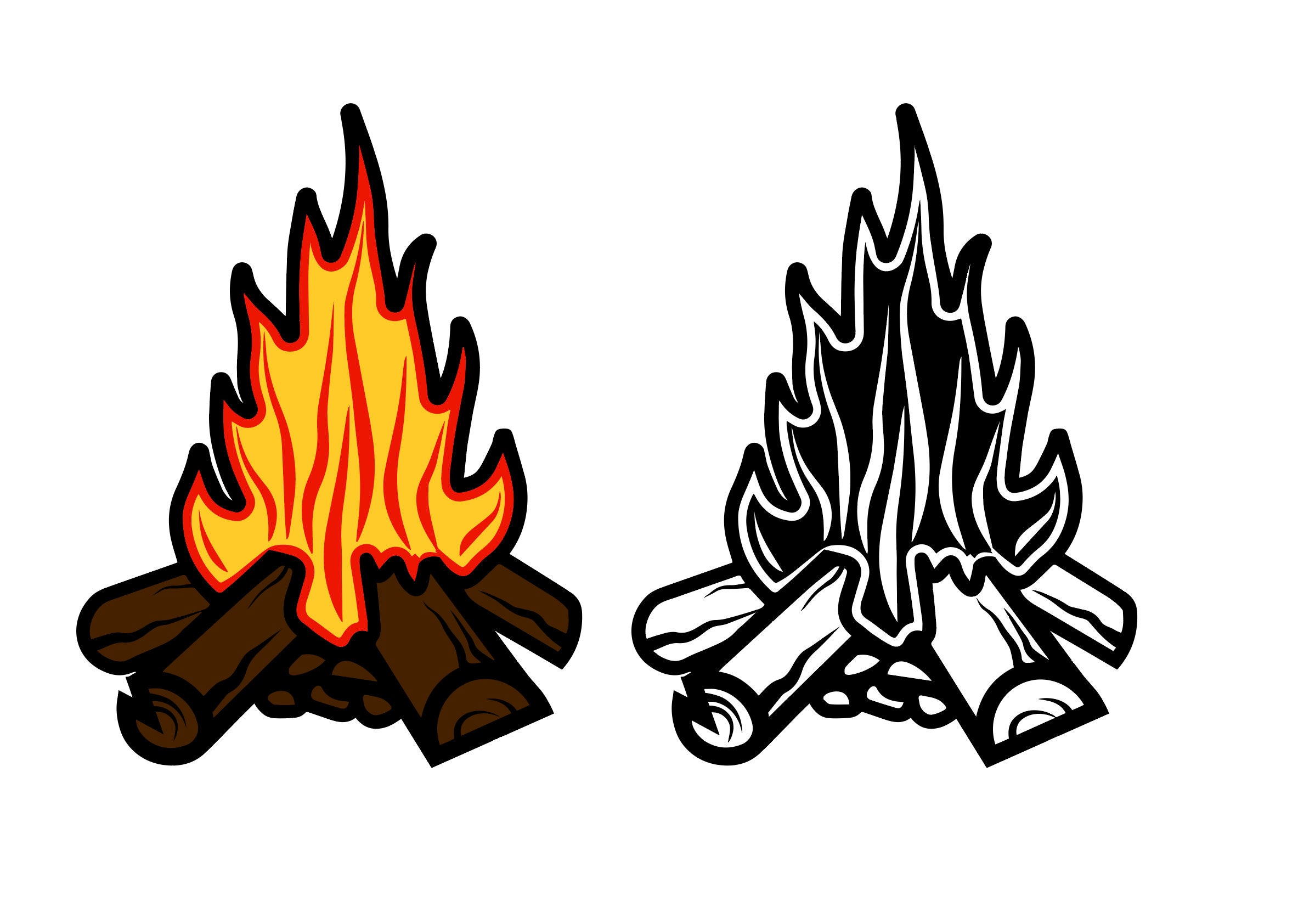 Campfire Svg/bonfire Svg/camping Svg/camping - Etsy Canada