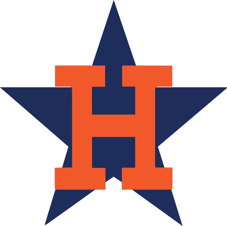 Houston Astros H decal Houston MacBook HP | Etsy image.