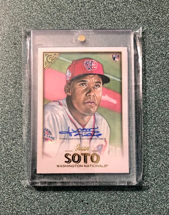 Topps Gallery Juan Soto Autographed RC - Etsy