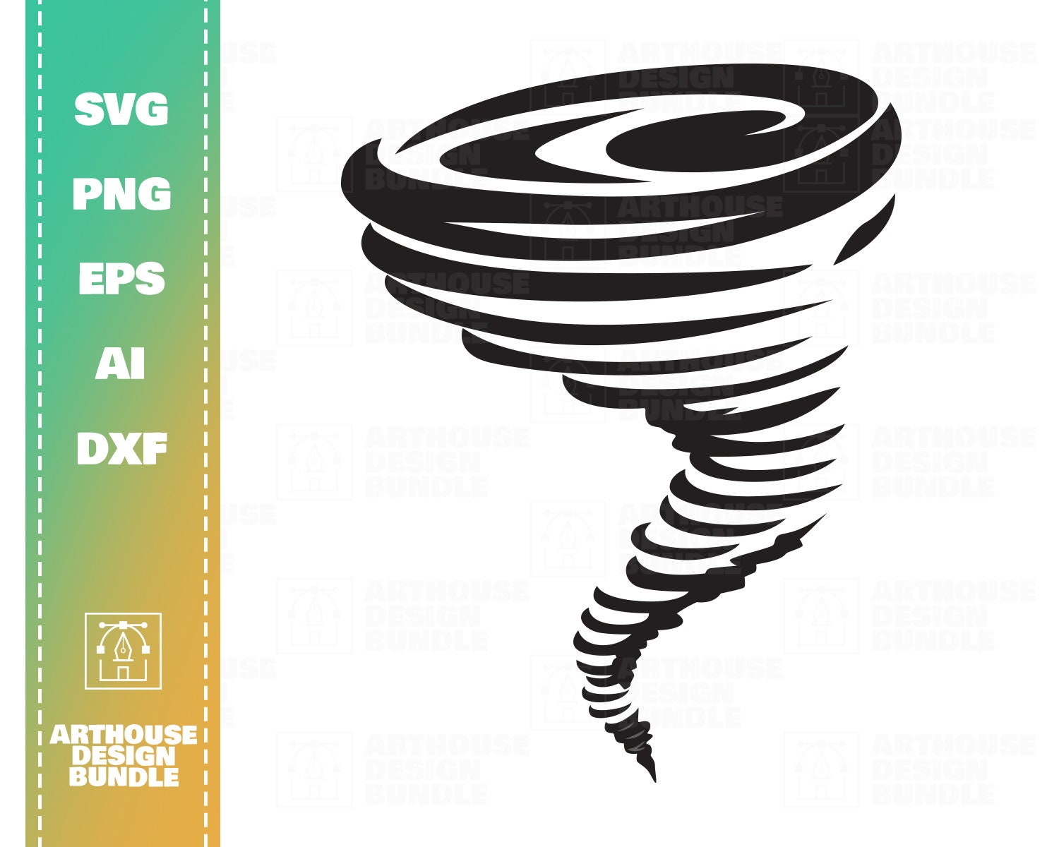 Tornado Clipart Svg Tornado Silhouette Tornado Png Etsy Canada | Sexiz Pix