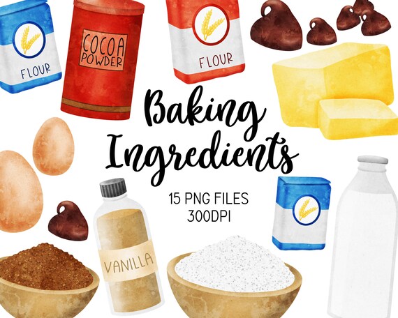 Cooking Ingredients Clipart