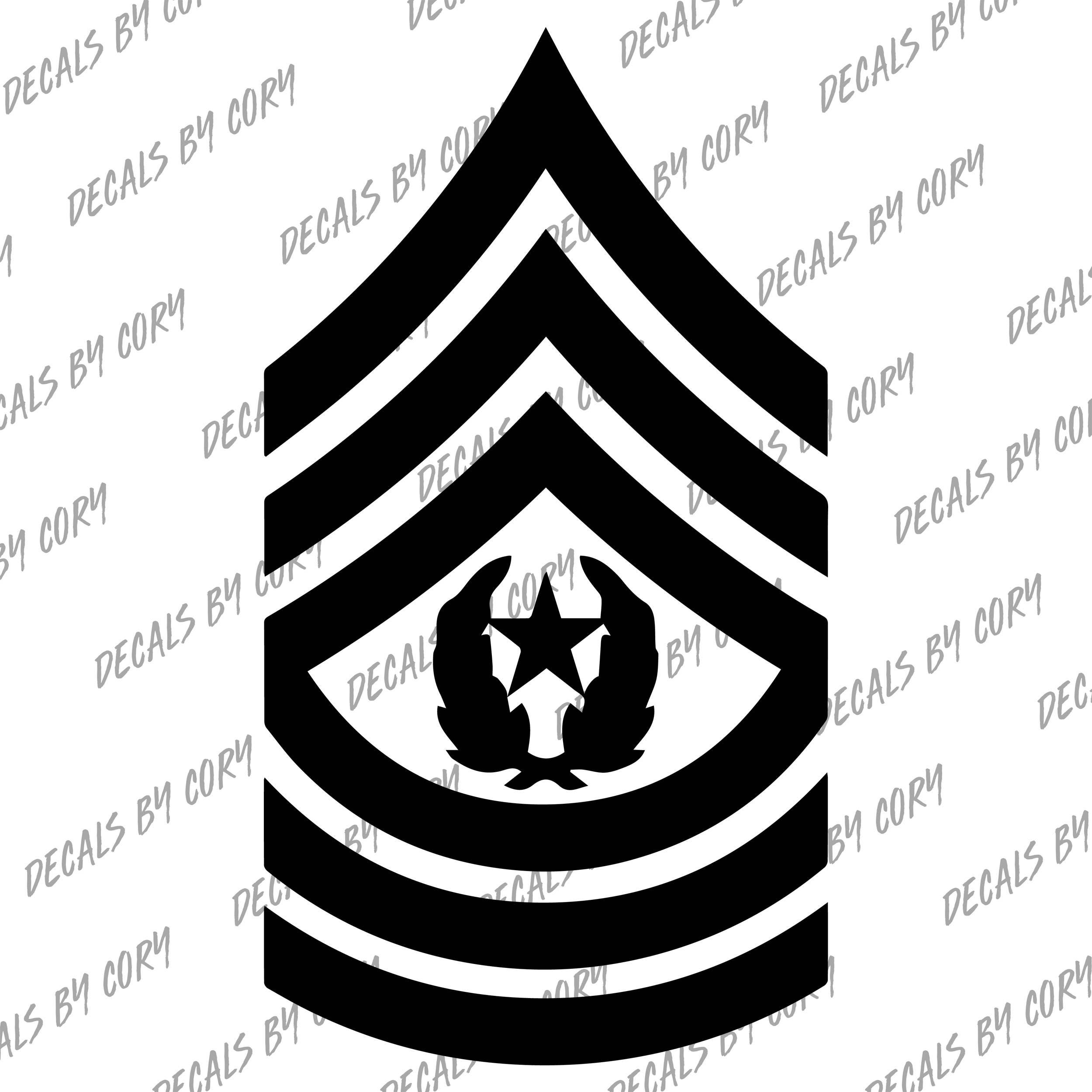 Army First Sergeant Rank Insignia