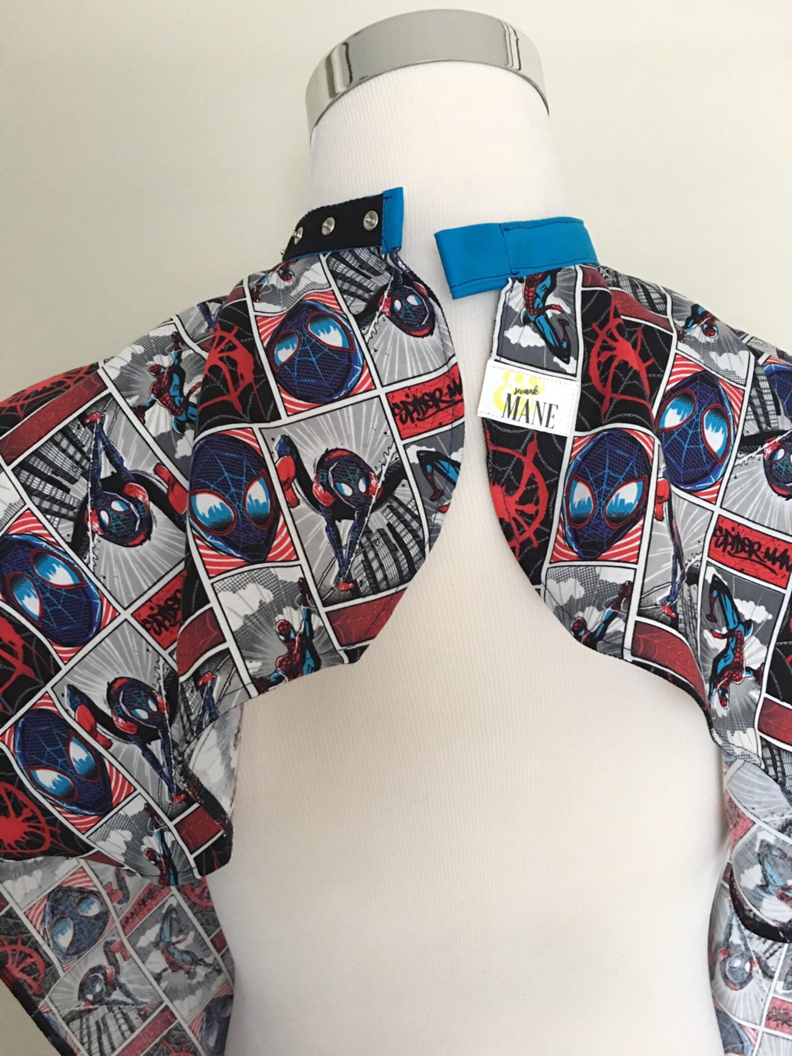 Spiderman Barber Cape Marvel Barber Cape Spiderverse Comic | Etsy