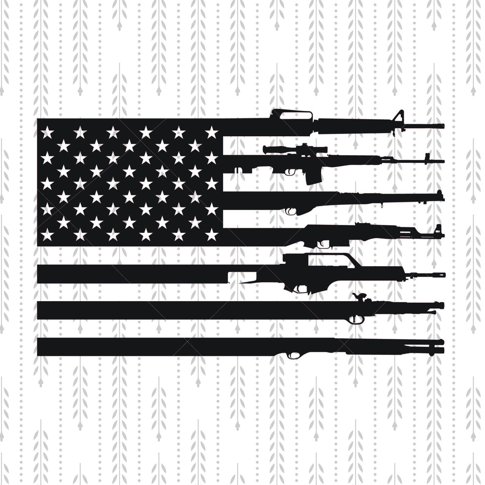 Gun Flag Svg Free Svg File For Cricut | Sexiz Pix