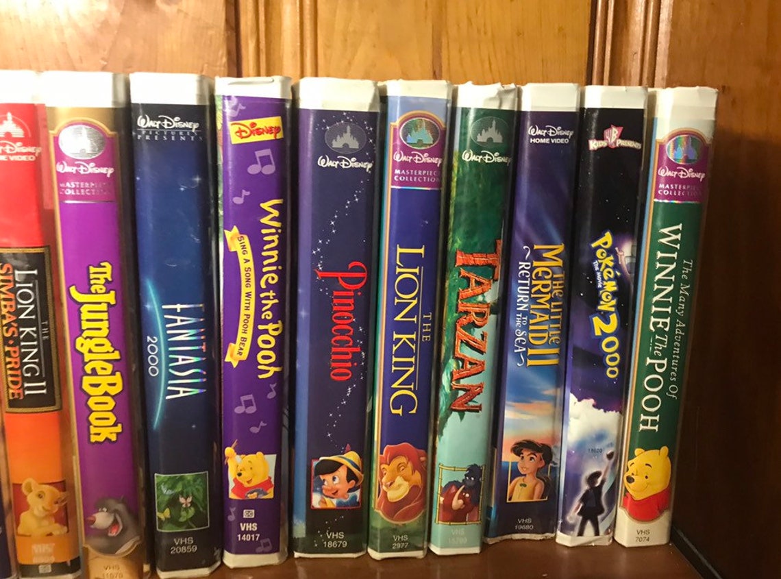 Large Selection of Vintage Disney VHS Tapes - Etsy