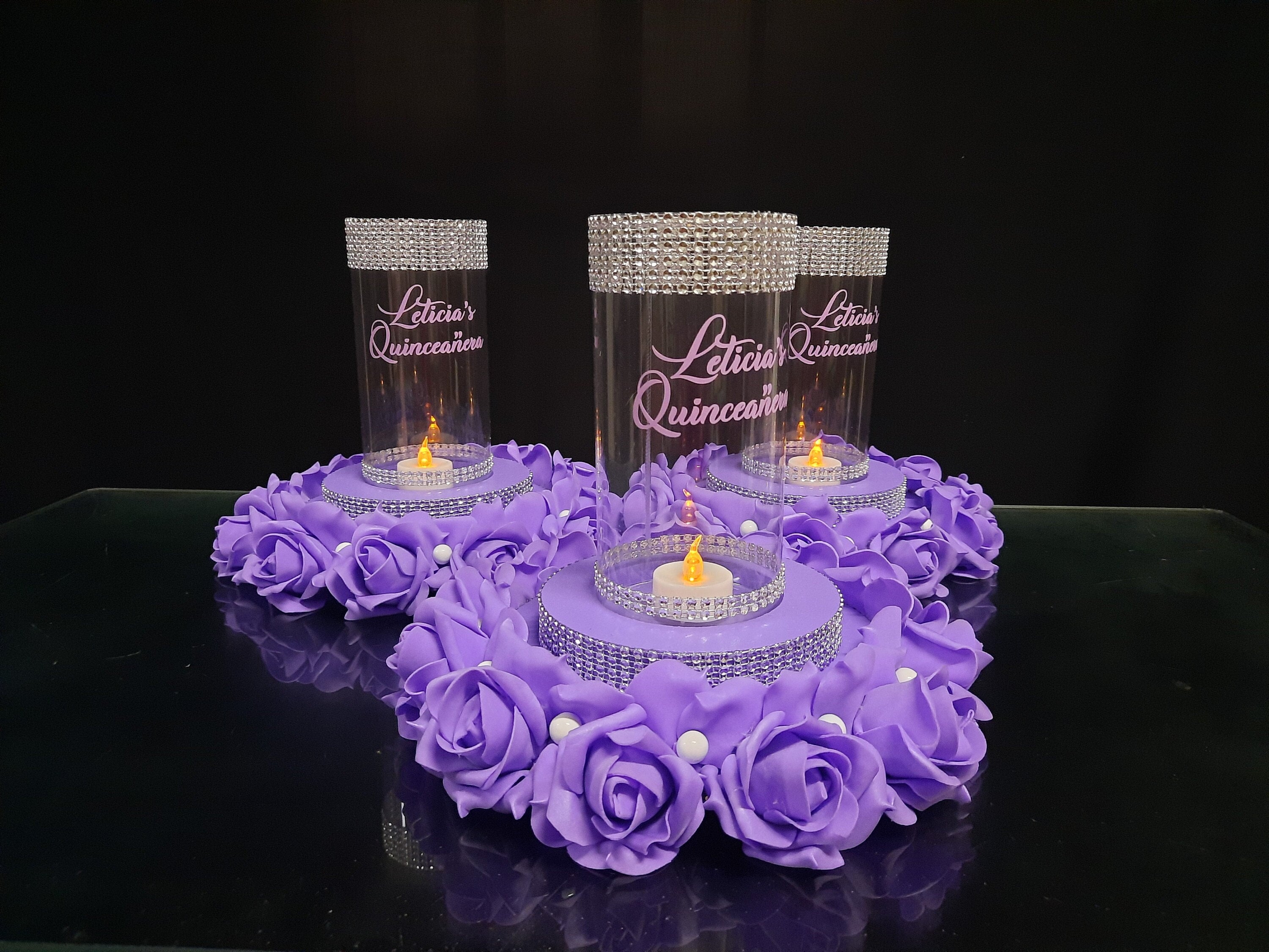 Quinceañera Centerpieces Tablessweet 16 Centerpieces - Etsy