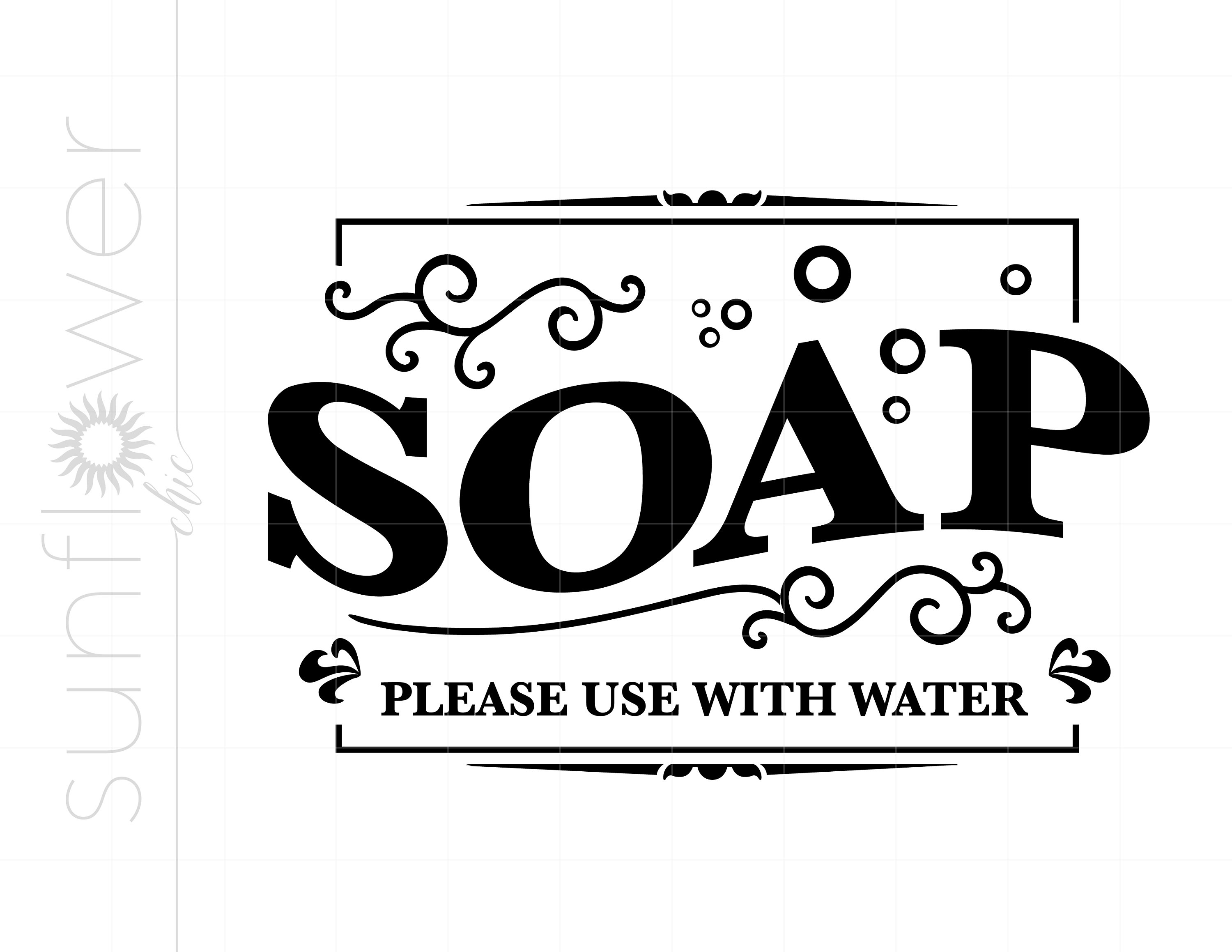 Bar Of Soap Clipart Black And White