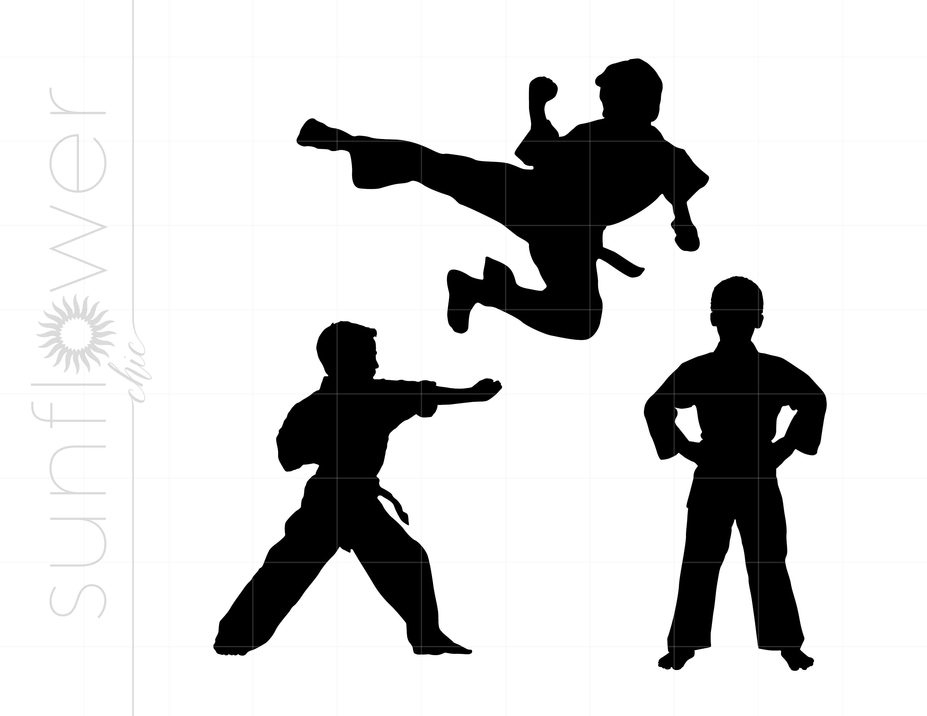 Karate Boy Clipart