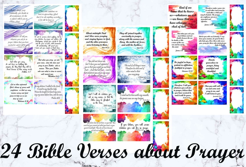 Bible Journaling Printables Prayer Cards Bible Study Cards Pdf Bible ...