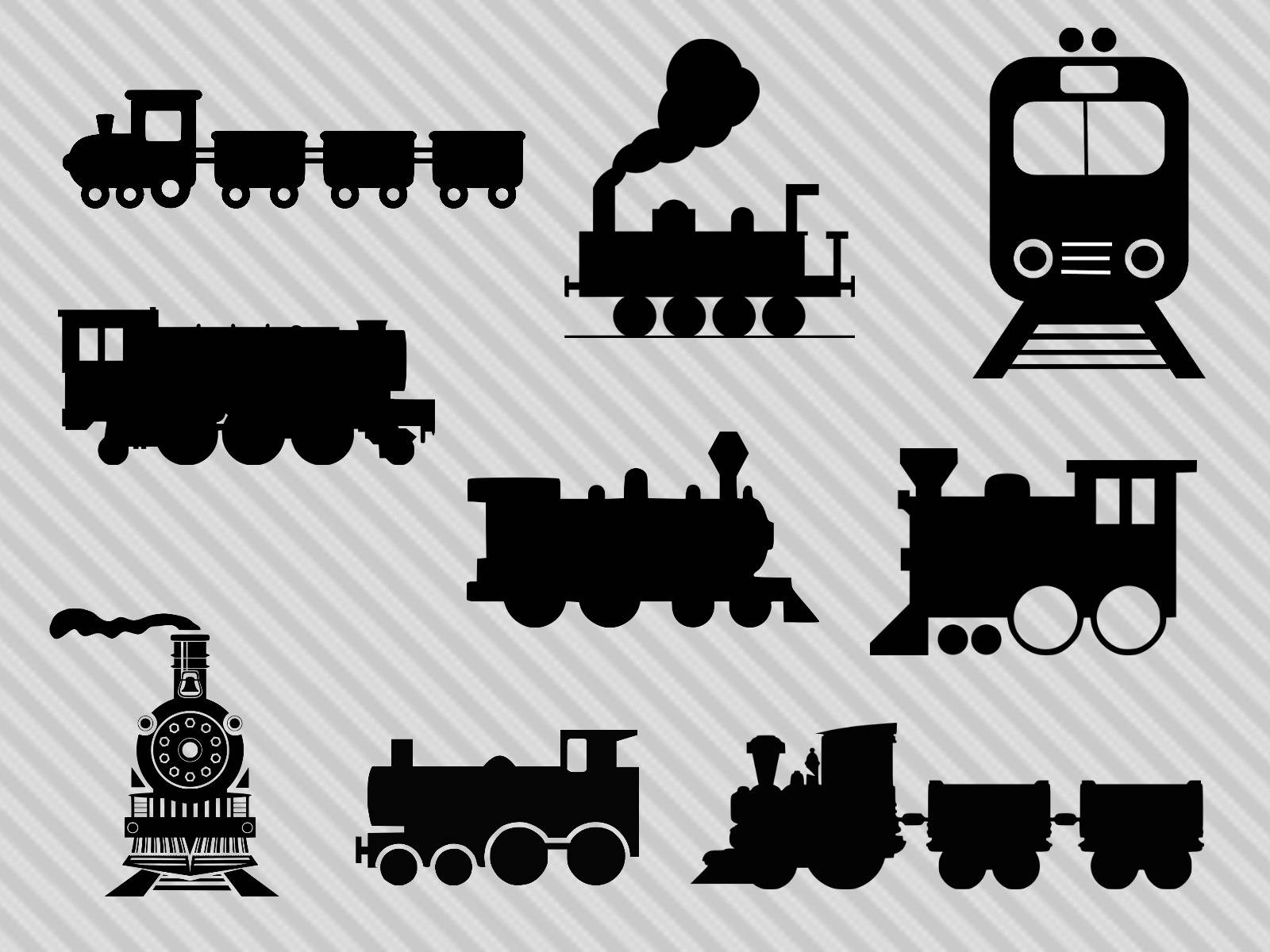 Train Clip Art SVG