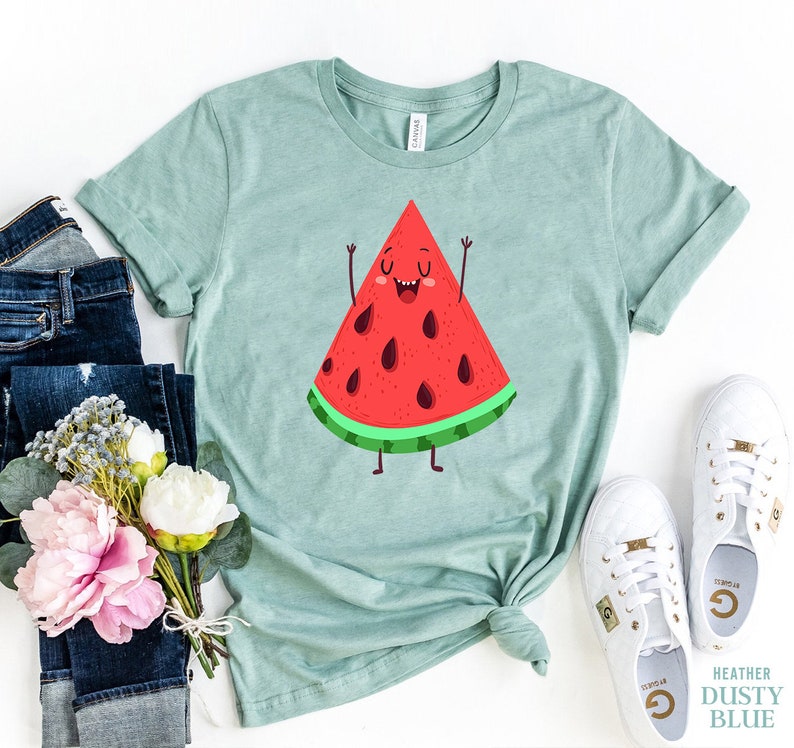 Watermelon Shirt Cute Watermelon Summer Tshirt Fruit - Etsy