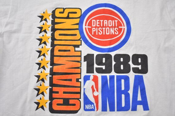 Vintage 1989 Detroit Pistons NBA World Champions … - image 3