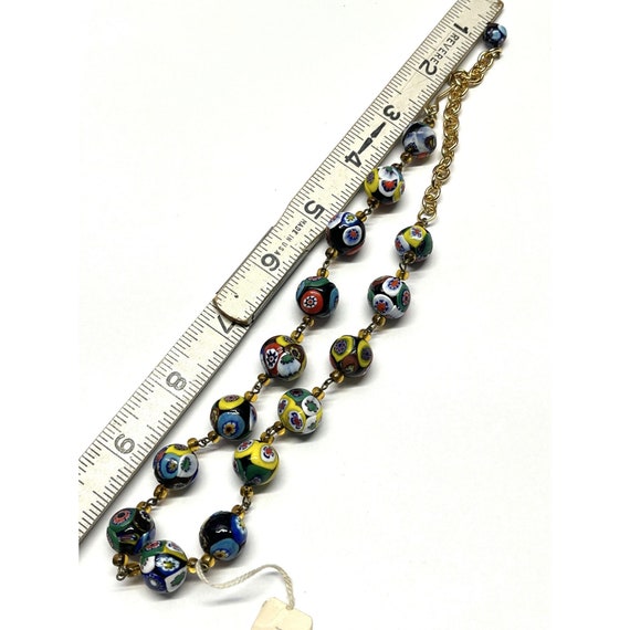 Vintage Murano Glass Beaded Necklace - image 5