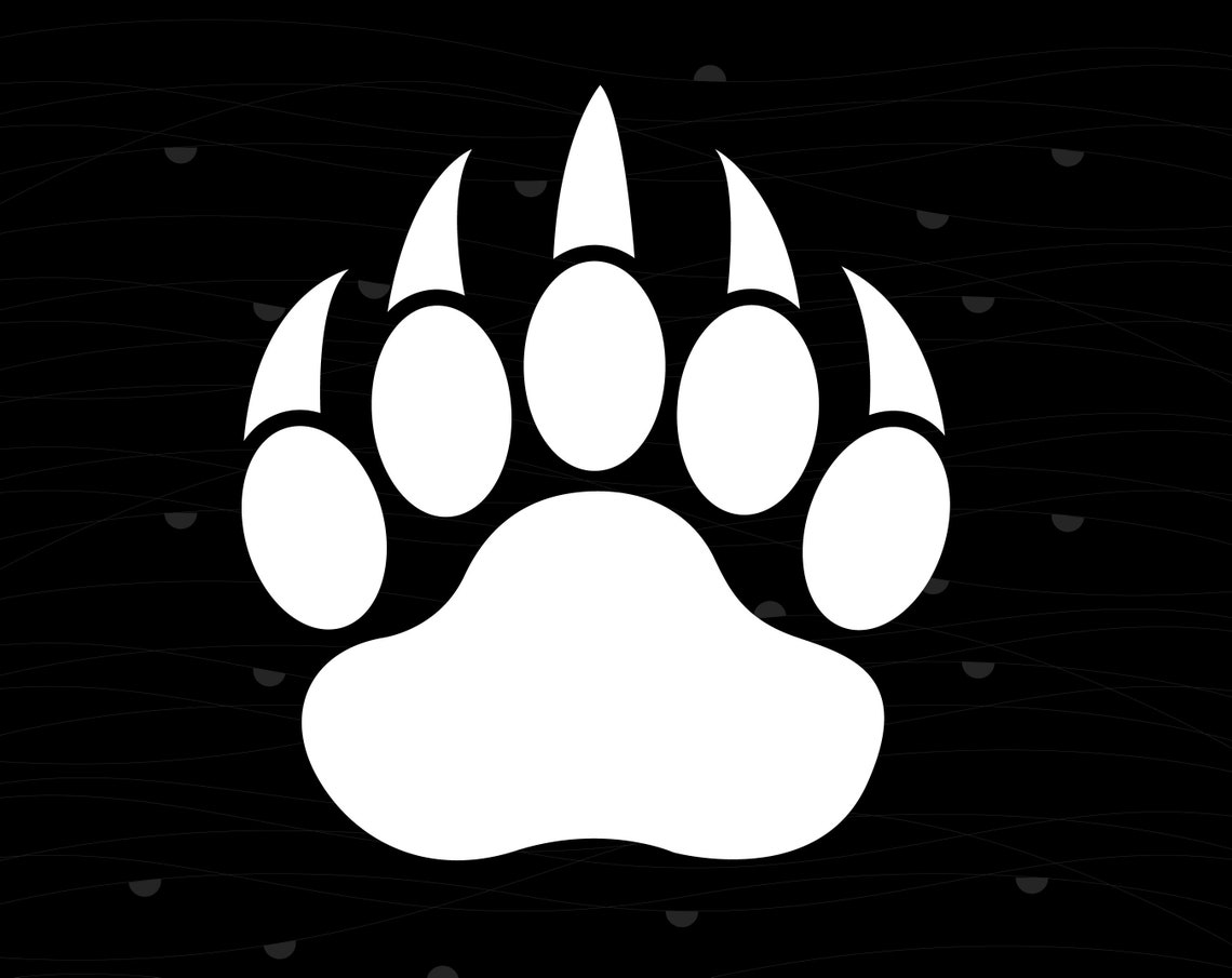 Bear paw print svg free - erlv