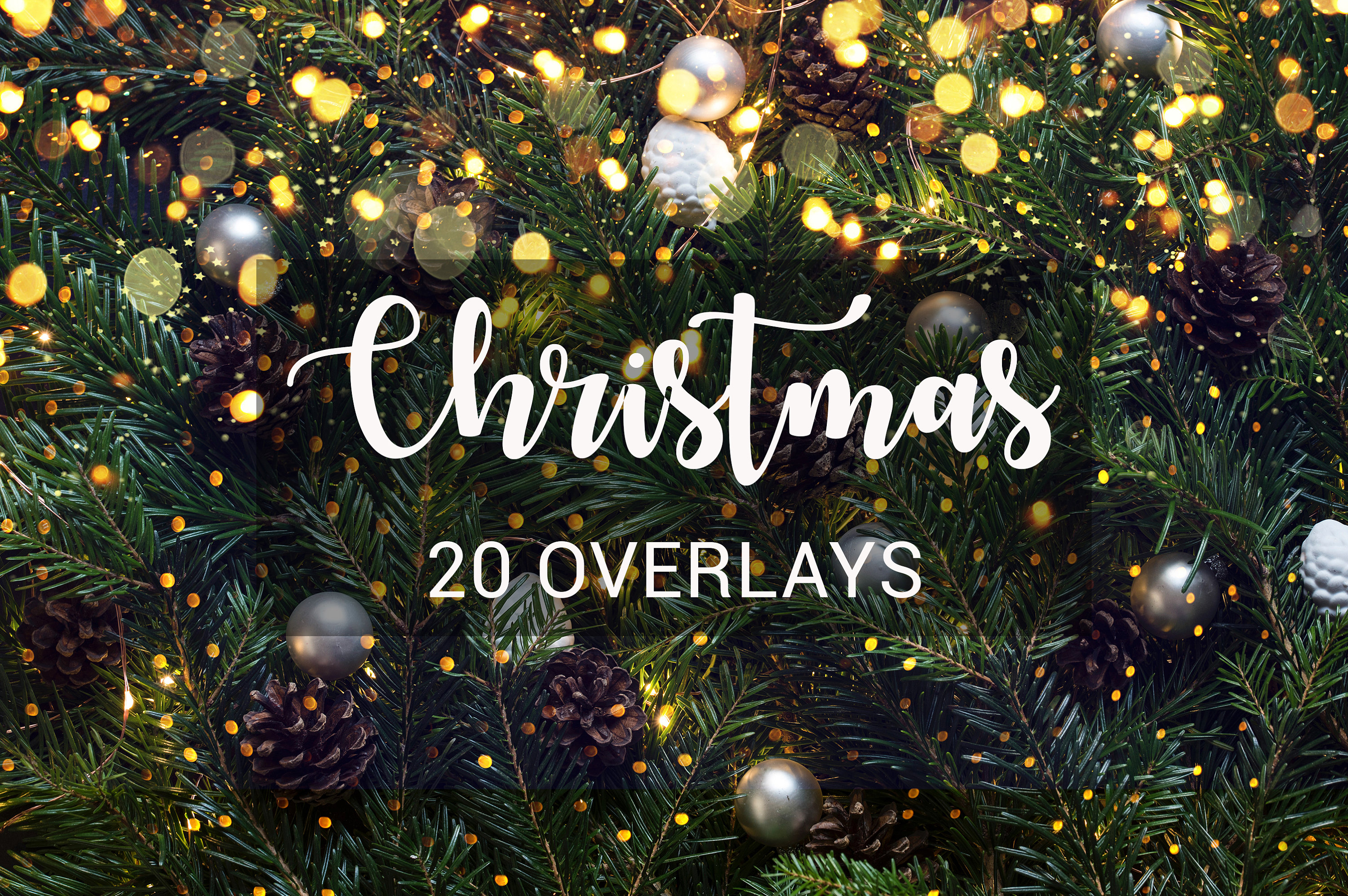 Craft Supplies & Tools Christmas Photo Overlays Bokeh Overlay Christmas ...