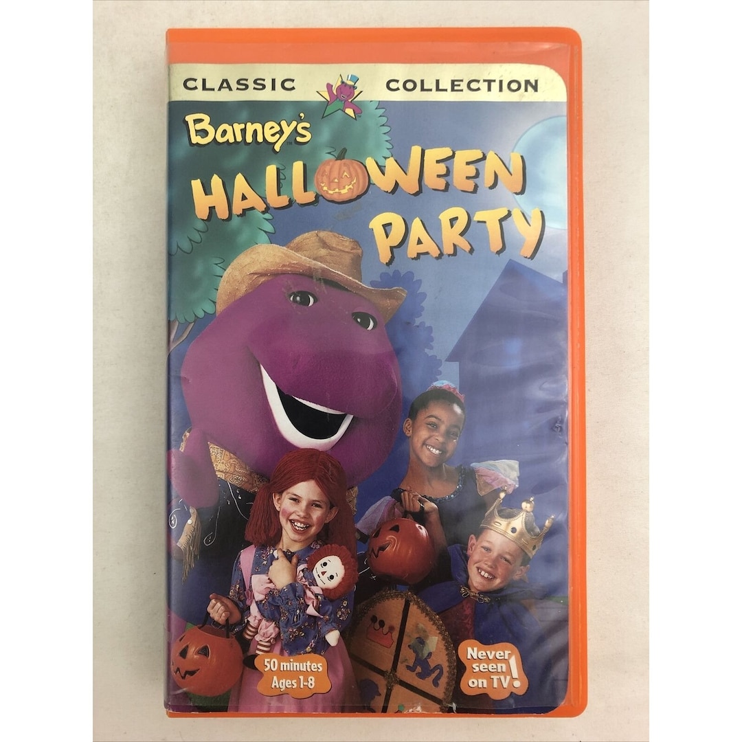 Barney's Halloween Party 1998 VHS TESTED - Etsy