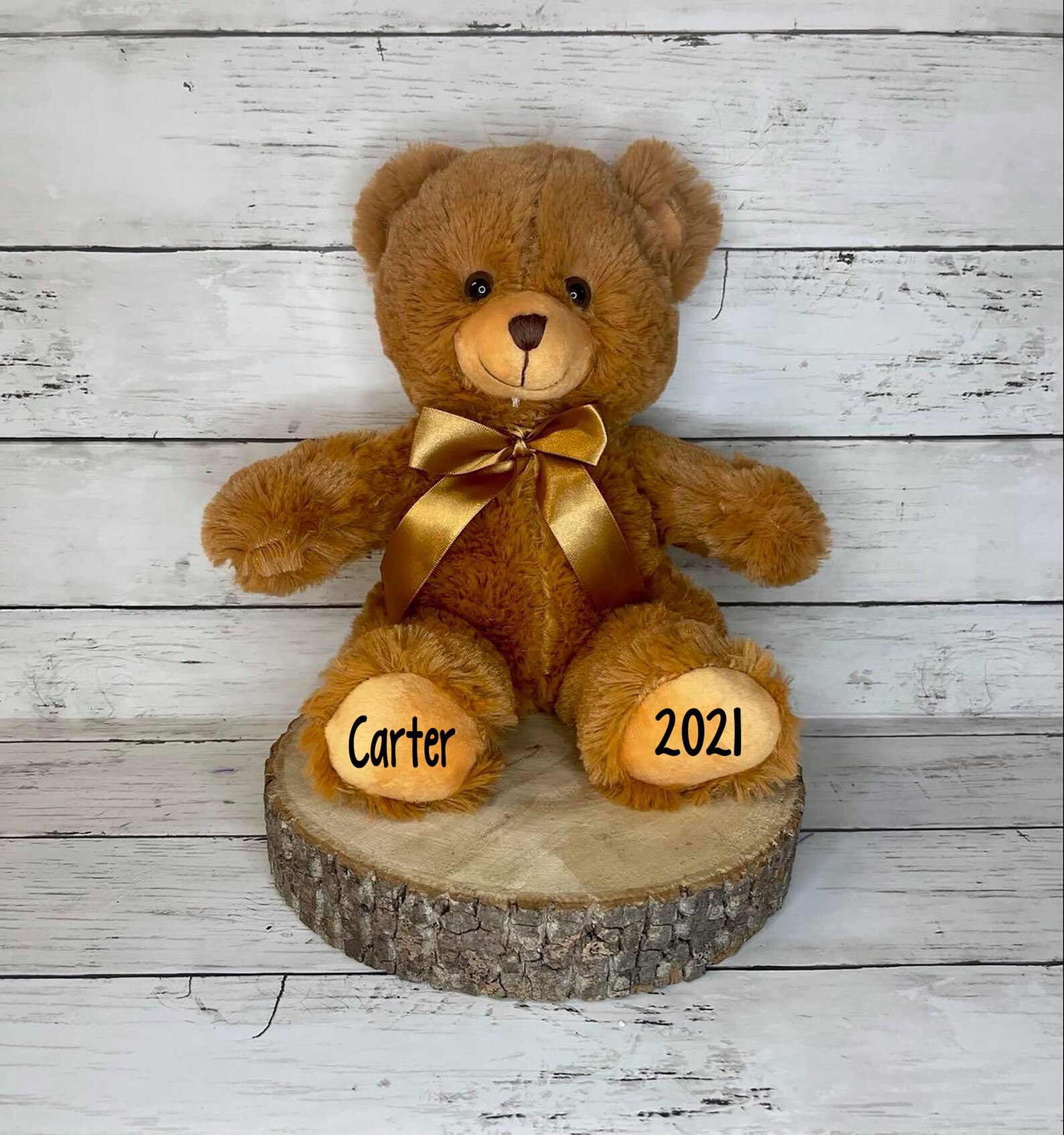 Personalized Teddy Bears-stuffed Bear-my First Teddy - Etsy