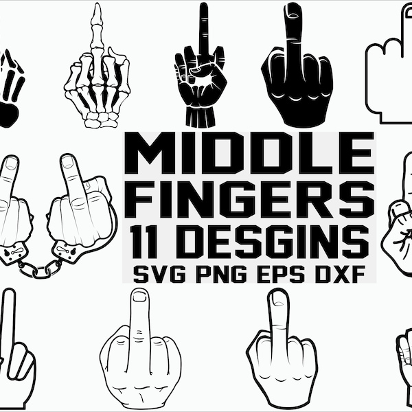 Middle Finger Stencils Cricut - Etsy Singapore