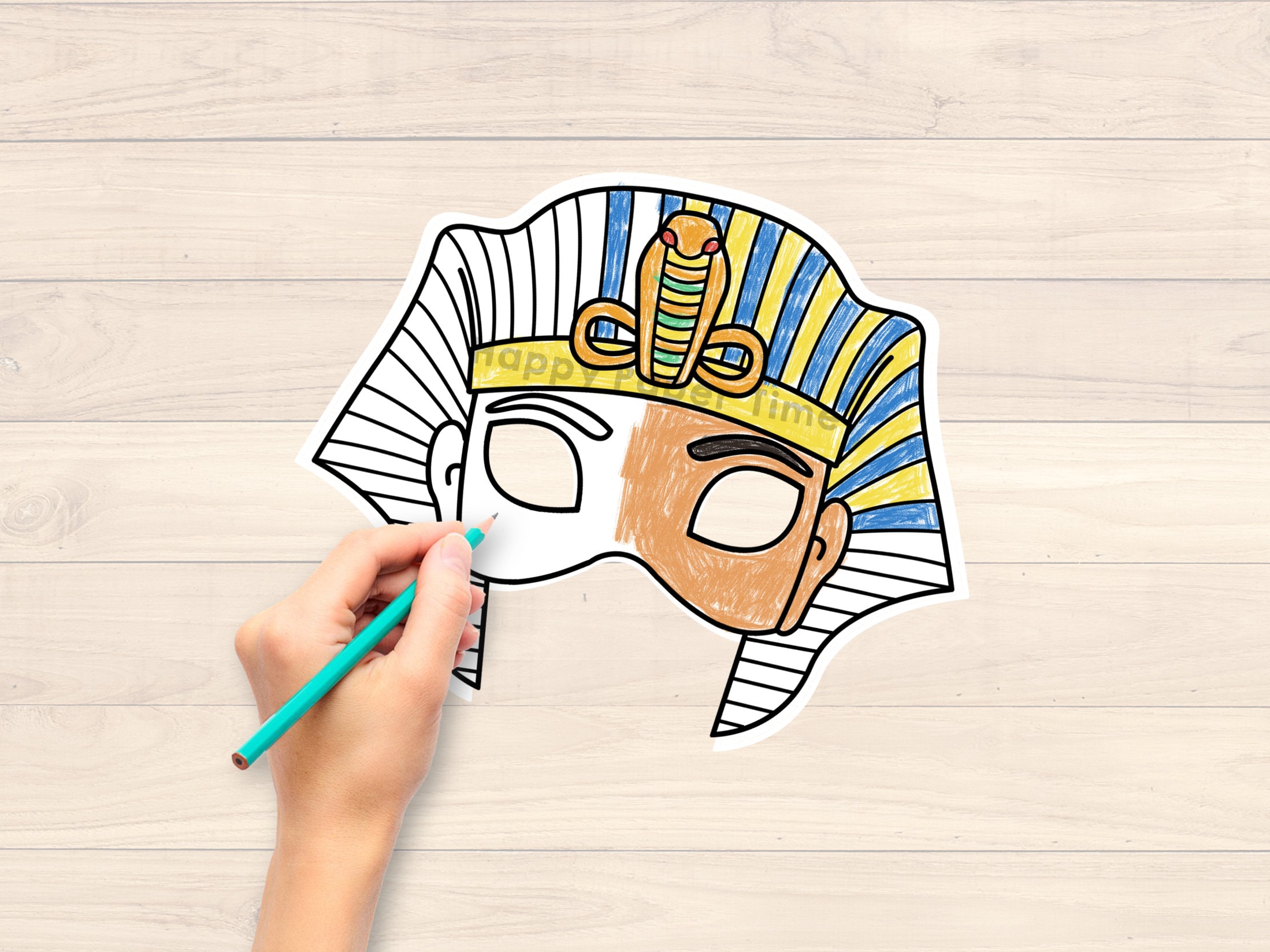 Pharaoh Mask Template Free Printable Papercraft Templates, 40% OFF