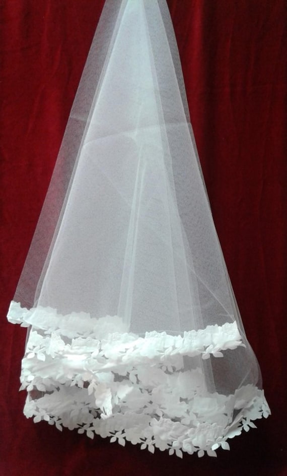 Elegant, Beautiful Tulle Veil, 1 Layer Bridal Veil