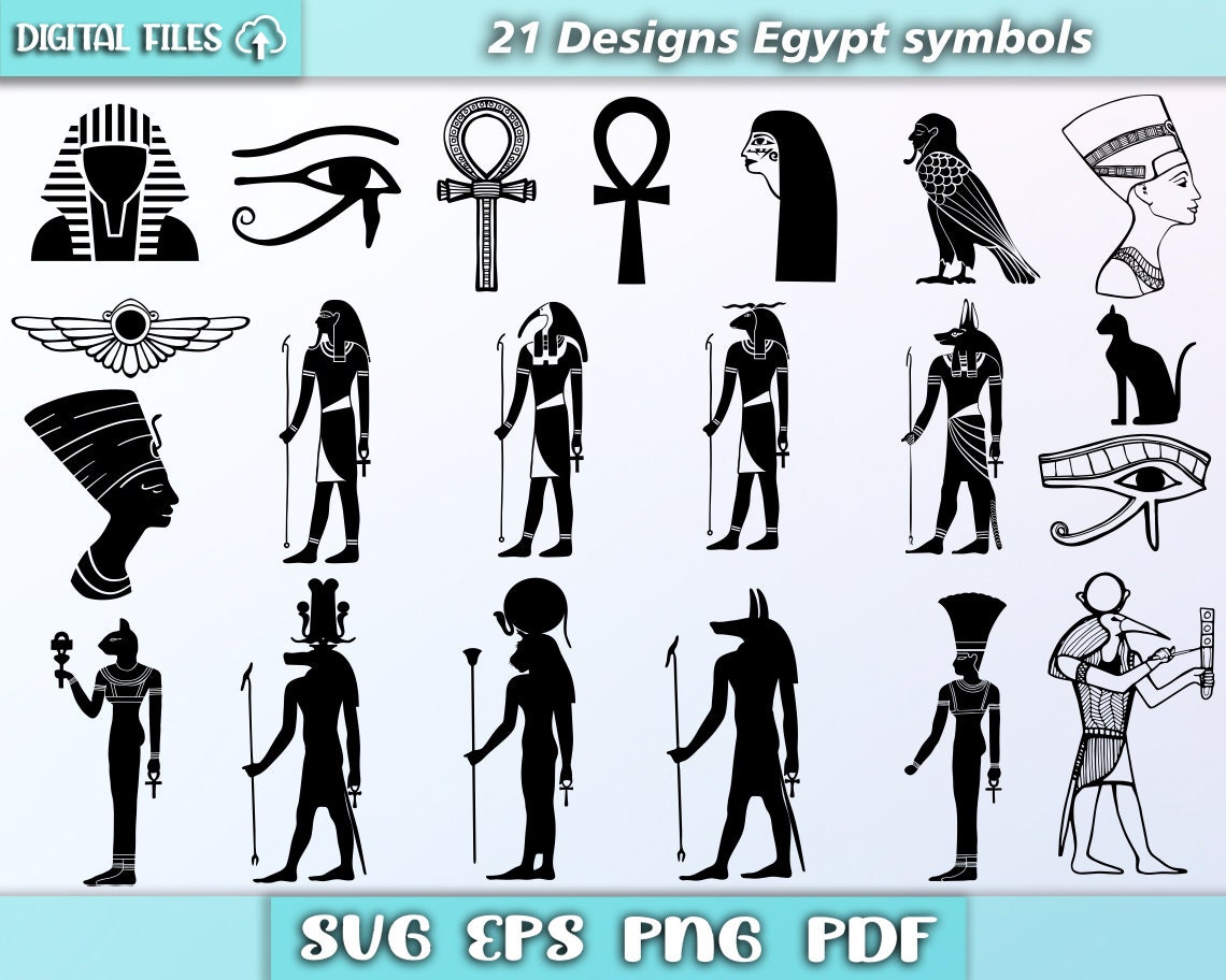 Symbols Svg/ Egypt Svg/ Epygtian Symbols Svg/ Egypt Symbols Svg/ Eps ...