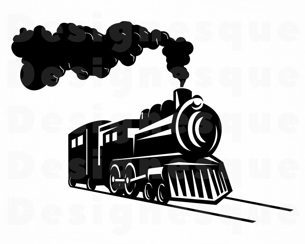 Buy Train Svg Train Clipart Svg File Silhouette Files For Cutting ...