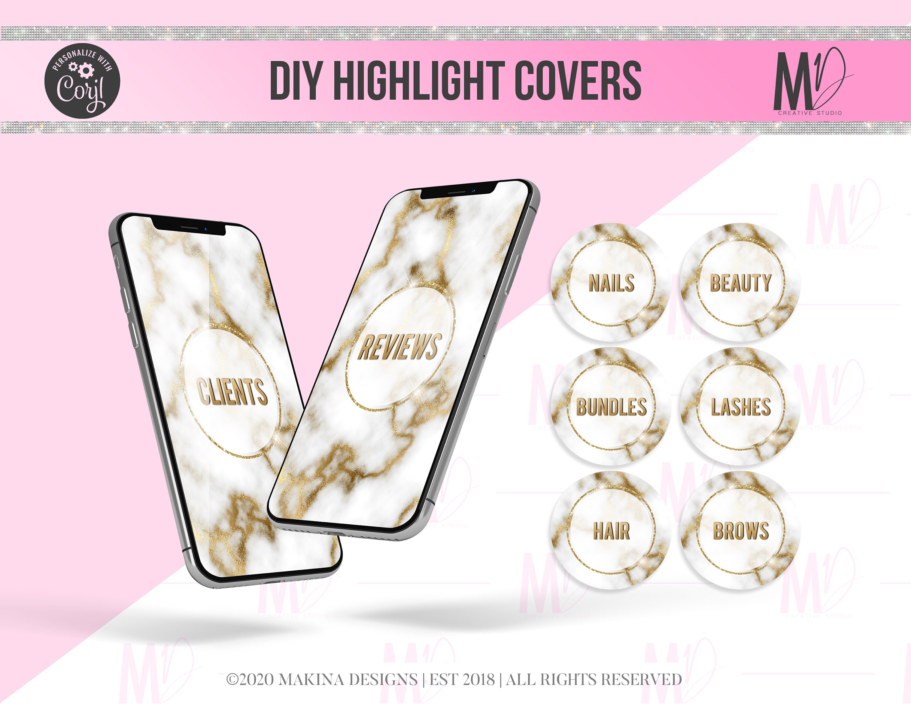 DIY Instagram Highlight Icon Covers Instagram Stories | Etsy