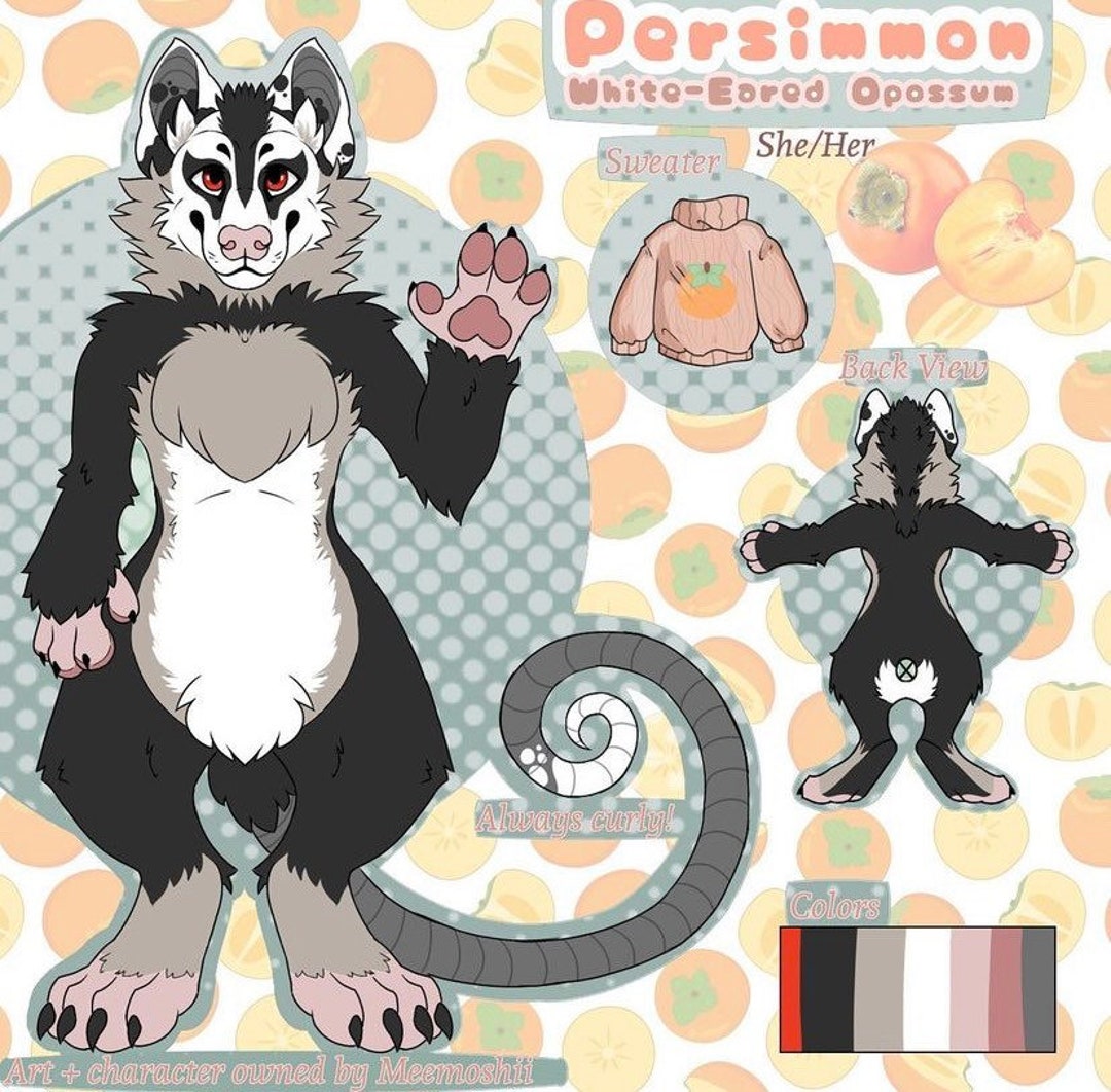 Fursona Reference Sheet Commission Custom Ref Sheet Art