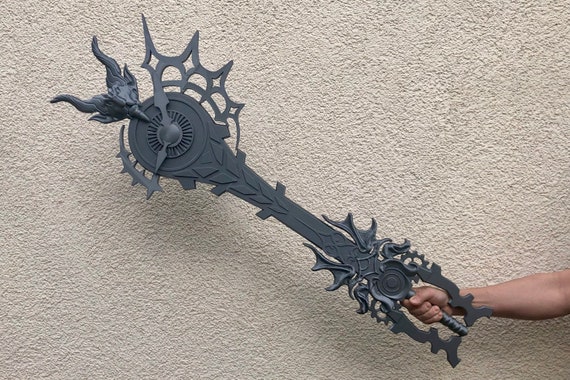 Kingdom Hearts Keyblade No Name Clock Etsy