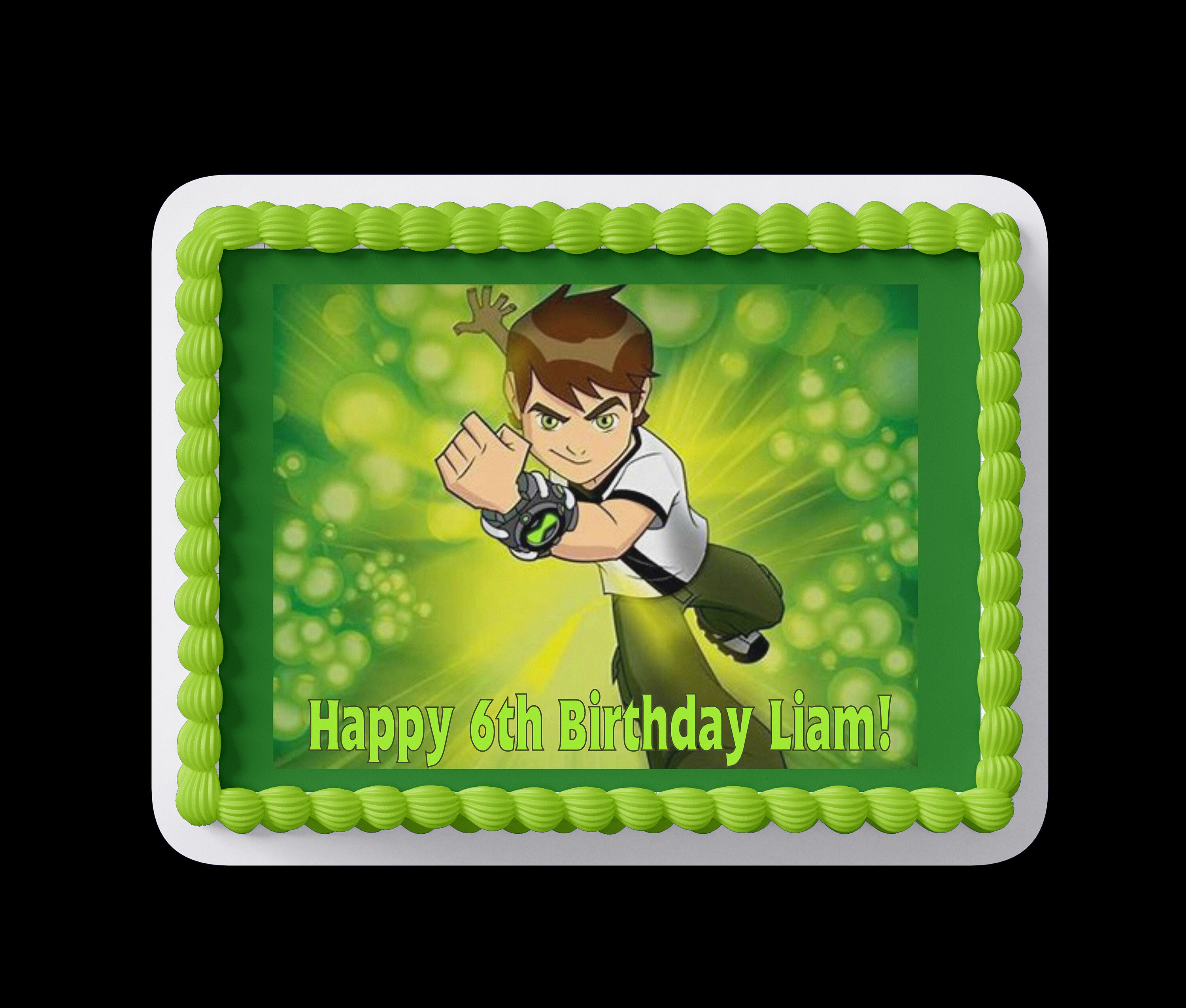 Ben 10 Edible Cake Topper - Etsy UK