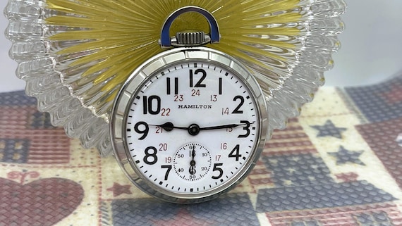 Stellar 1952 Hamilton 992B Railroad Pocket Watch … - image 1