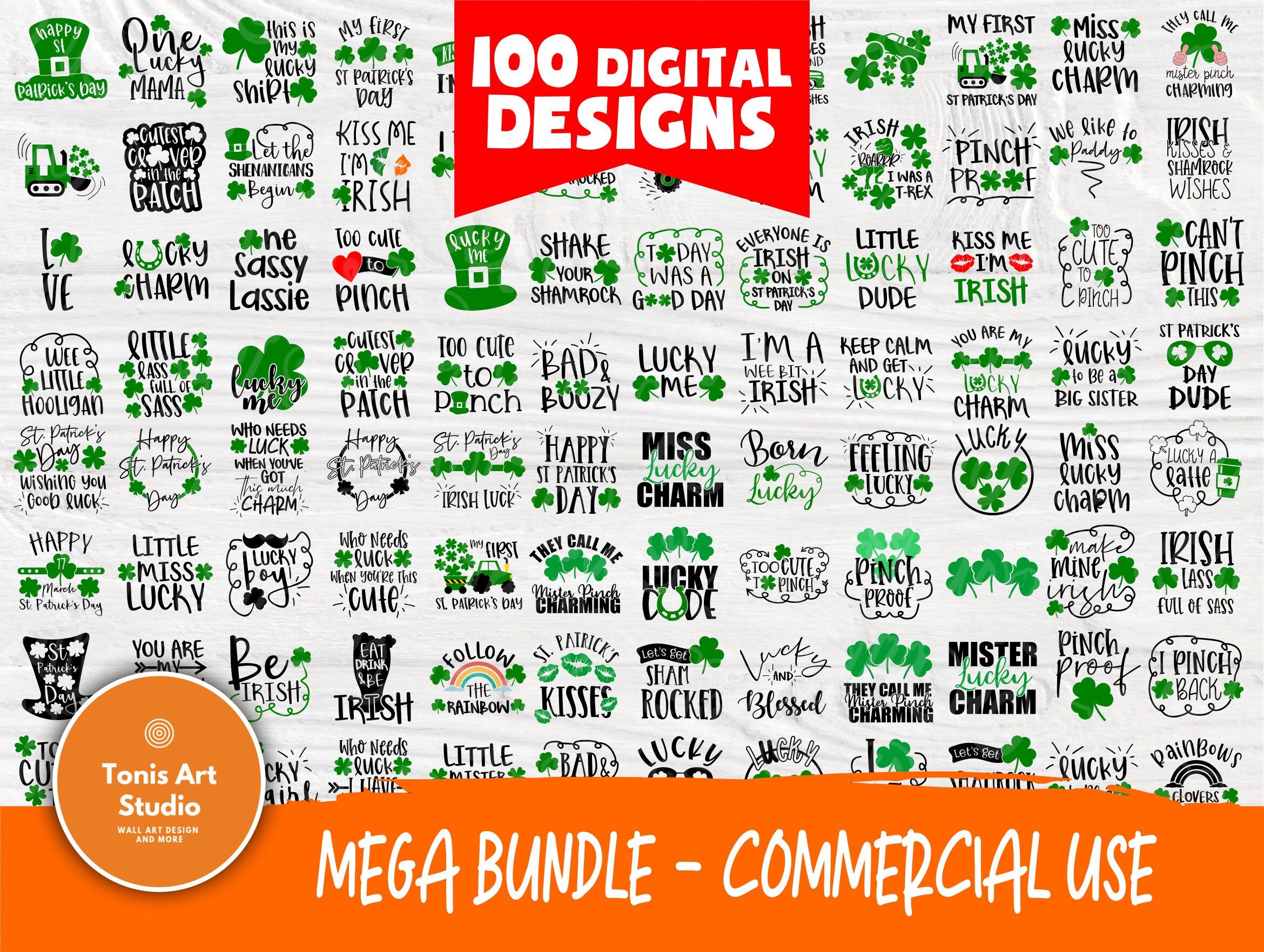 Download St Patrick's Day SVG Bundle | 100 Shirt Designs | Funny St ...