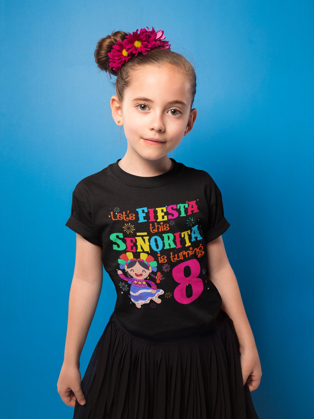 Mexican Birthday Shirt Senorita Shirt Let's Fiesta - Etsy