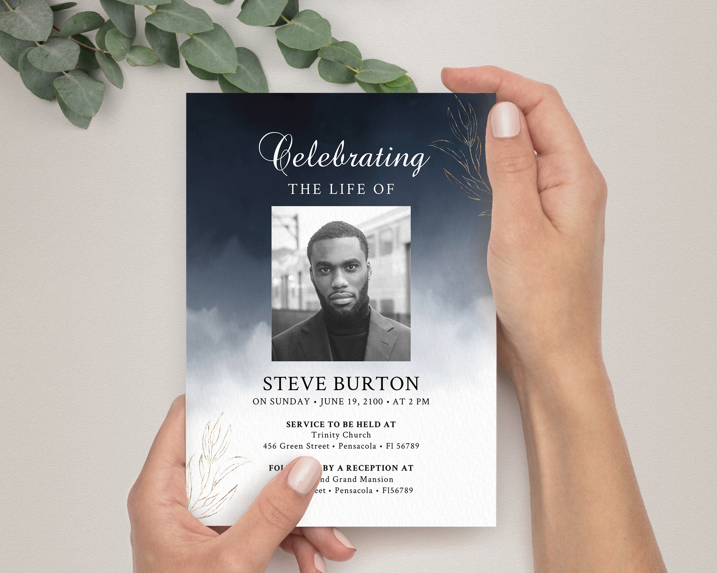 Printable Funeral Announcements