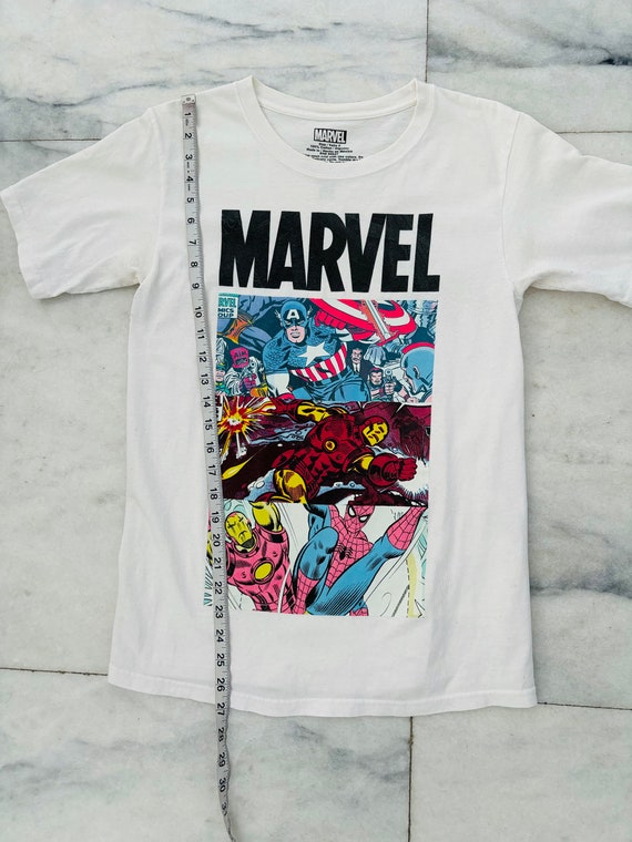 Vintage Rare Marvel Comics Superhero Graphic T Sh… - image 8